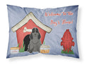 Dog House Collection Cocker Spaniel Black Standard Pillowcase Lightweight Super Soft Easy Care Decorative Artwork Pillowcase, Standard
