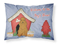 Dog House Collection Cocker Spaniel Red Standard Pillowcase Lightweight Super Soft Easy Care Decorative Artwork Pillowcase, Standard