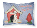 Dog House Collection Dalmatian Standard Pillowcase Lightweight Super Soft Easy Care Decorative Artwork Pillowcase, Standard