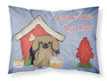Dog House Collection Pekingese Tan Standard Pillowcase Lightweight Super Soft Easy Care Decorative Artwork Pillowcase, Standard