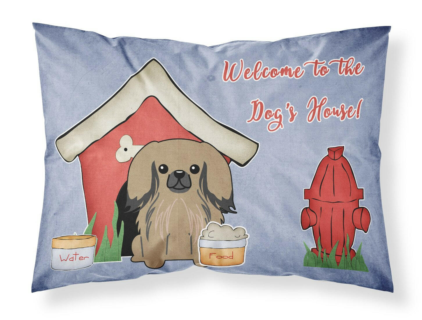 Dog House Collection Pekingese Tan Standard Pillowcase Lightweight Super Soft Easy Care Decorative Artwork Pillowcase, Standard