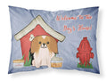 Dog House Collection Pekingese Red White Standard Pillowcase Lightweight Super Soft Easy Care Decorative Artwork Pillowcase, Standard