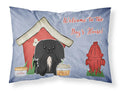 Dog House Collection Pekingese Black Standard Pillowcase Lightweight Super Soft Easy Care Decorative Artwork Pillowcase, Standard