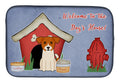Dog House Collection Jack Russell Terrier Dish Drying Mat Absorbent Dish Drying Mat Pad for Kitchen Counter Dish Drainer Mat for Countertop, 14 x 21", Multicolor