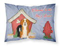 Dog House Collection English Foxhound Standard Pillowcase Lightweight Super Soft Easy Care Decorative Artwork Pillowcase, Standard