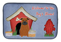 Dog House Collection Chinese Chongqing Dog Dish Drying Mat Absorbent Dish Drying Mat Pad for Kitchen Counter Dish Drainer Mat for Countertop, 14 x 21", Multicolor