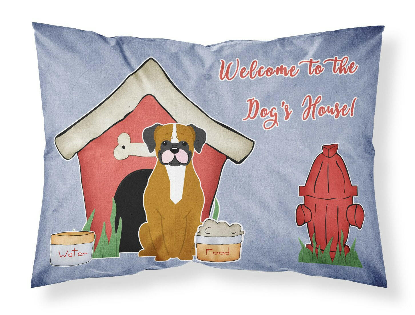Dog House Collection Flashy Fawn Boxer Standard Pillowcase Lightweight Super Soft Easy Care Decorative Artwork Pillowcase, Standard