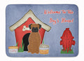 Dog House Collection Brindle Boxer Memory Foam Kitchen Mat Machine Washable Anti-Fatigue Cushion Comfort Bath or Kitchen Rug