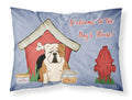 Dog House Collection English Bulldog Fawn White Standard Pillowcase Lightweight Super Soft Easy Care Decorative Artwork Pillowcase, Standard