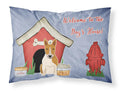 Dog House Collection Bull Terrier Red White Standard Pillowcase Lightweight Super Soft Easy Care Decorative Artwork Pillowcase, Standard