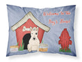 Dog House Collection Bull Terrier White Standard Pillowcase Lightweight Super Soft Easy Care Decorative Artwork Pillowcase, Standard