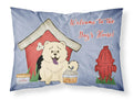Dog House Collection Chow Chow White Standard Pillowcase Lightweight Super Soft Easy Care Decorative Artwork Pillowcase, Standard