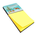 Borzoi Russian Greyhound Merry Christmas Tree Watercolor Sticky Note Holder Refillable Dispenser Desk Accessory 3x3 Pad Gift