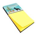 Briard Merry Christmas Tree Watercolor Sticky Note Holder Refillable Dispenser Desk Accessory 3x3 Pad Gift