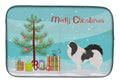 Japanese Chin Merry Christmas Tree Dish Drying Mat Absorbent Dish Drying Mat Pad for Kitchen Counter Dish Drainer Mat for Countertop, 14 x 21", Multicolor