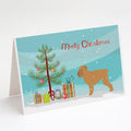 Brussels Griffon Merry Christmas Tree Greeting Cards Pack of 8 Blank Cards with Envelopes Whimsical A7 Size 5x7