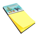 Portuguese Water Dog Merry Christmas Tree Watercolor Sticky Note Holder Refillable Dispenser Desk Accessory 3x3 Pad Gift