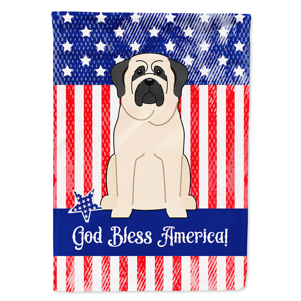 Patriotic USA Mastiff White House Flag 28x40 Porch Sleeve Pole Decorative Outside Yard Banner Artwork Wall Hanging, Polyester