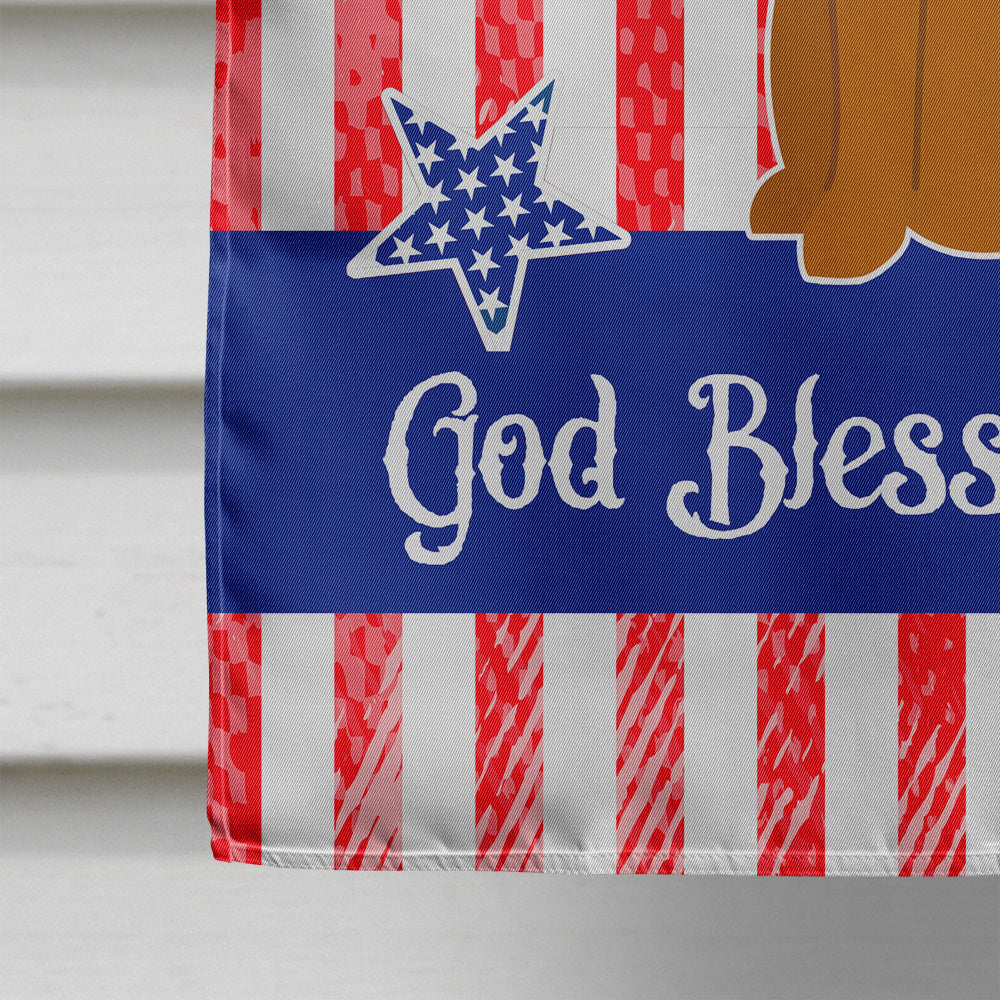 Patriotic USA Karelian Bear Dog House Flag 28x40 Porch Sleeve Pole Decorative Outside Yard Banner Artwork Wall Hanging, Polyester