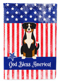 Patriotic USA Entlebucher House Flag 28x40 Porch Sleeve Pole Decorative Outside Yard Banner Artwork Wall Hanging, Polyester