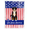 Patriotic USA Appenzeller Sennenhund House Flag 28x40 Porch Sleeve Pole Decorative Outside Yard Banner Artwork Wall Hanging, Polyester