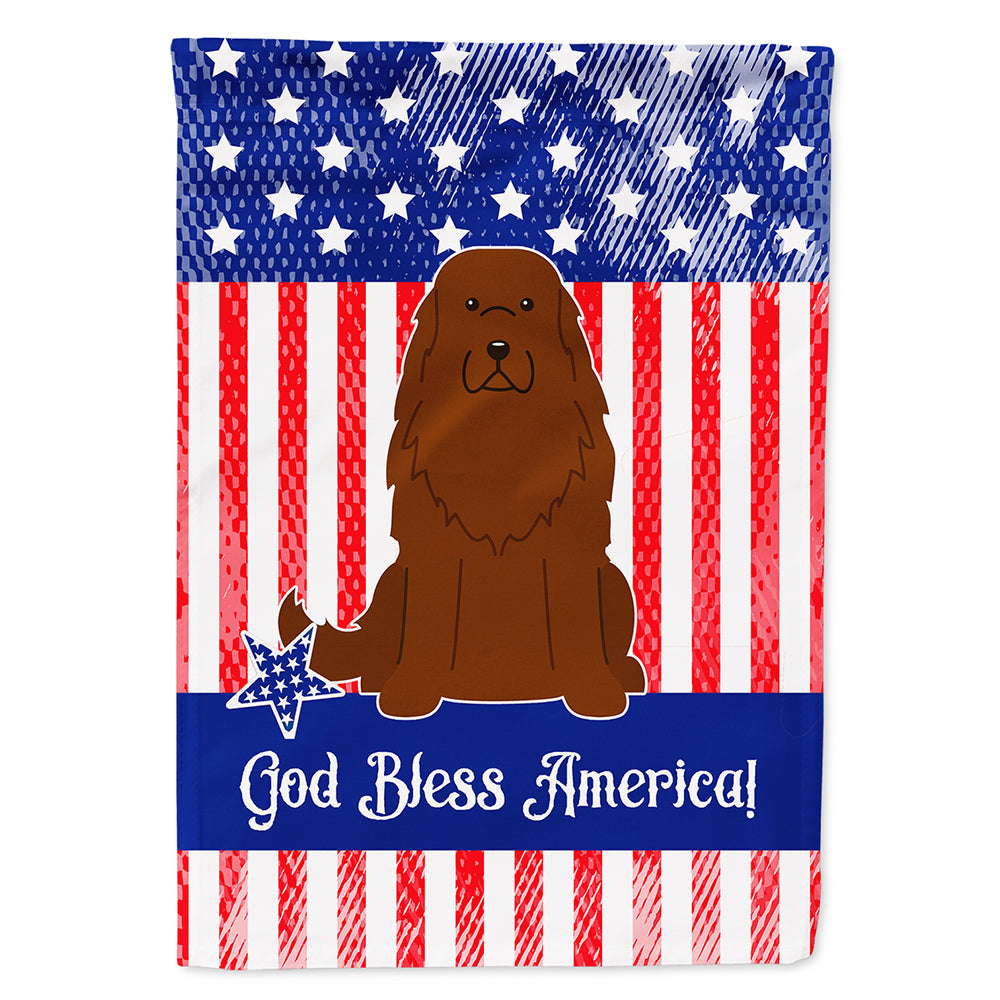 Patriotic USA Caucasian Shepherd Dog House Flag 28x40 Porch Sleeve Pole Decorative Outside Yard Banner Artwork Wall Hanging, Polyester