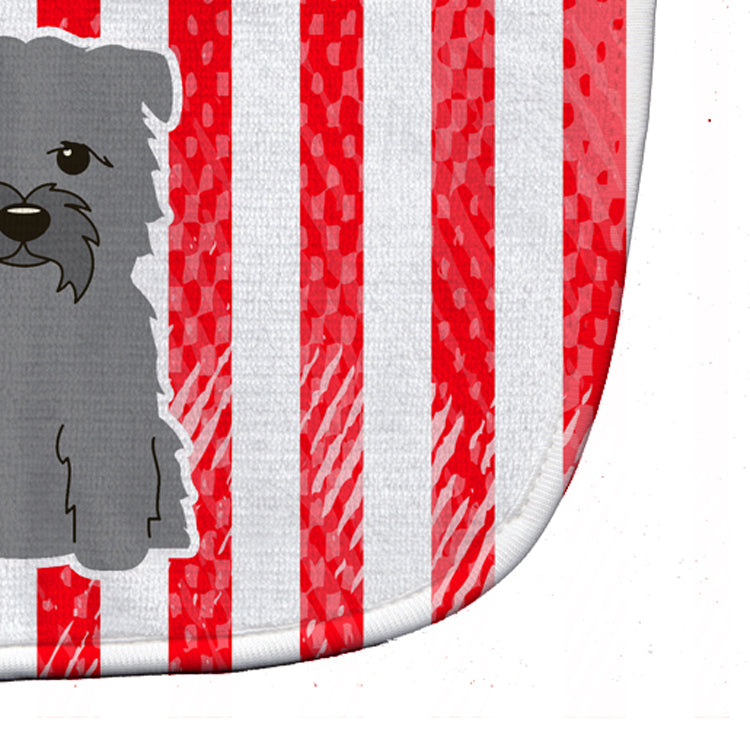 Patriotic USA Glen of Imal Grey Baby Bib Easy-Clean Baby Bib Baby Feeding Accessory Baby Mealtime Essential, 10 x 13, Multicolor