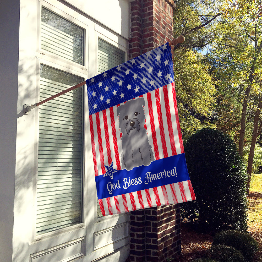 Patriotic USA Glen of Imal Grey House Flag 28x40 Porch Sleeve Pole Decorative Outside Yard Banner Artwork Wall Hanging, Polyester
