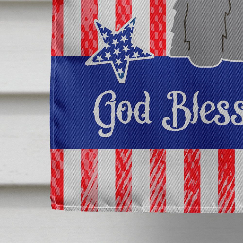 Patriotic USA Glen of Imal Grey House Flag 28x40 Porch Sleeve Pole Decorative Outside Yard Banner Artwork Wall Hanging, Polyester