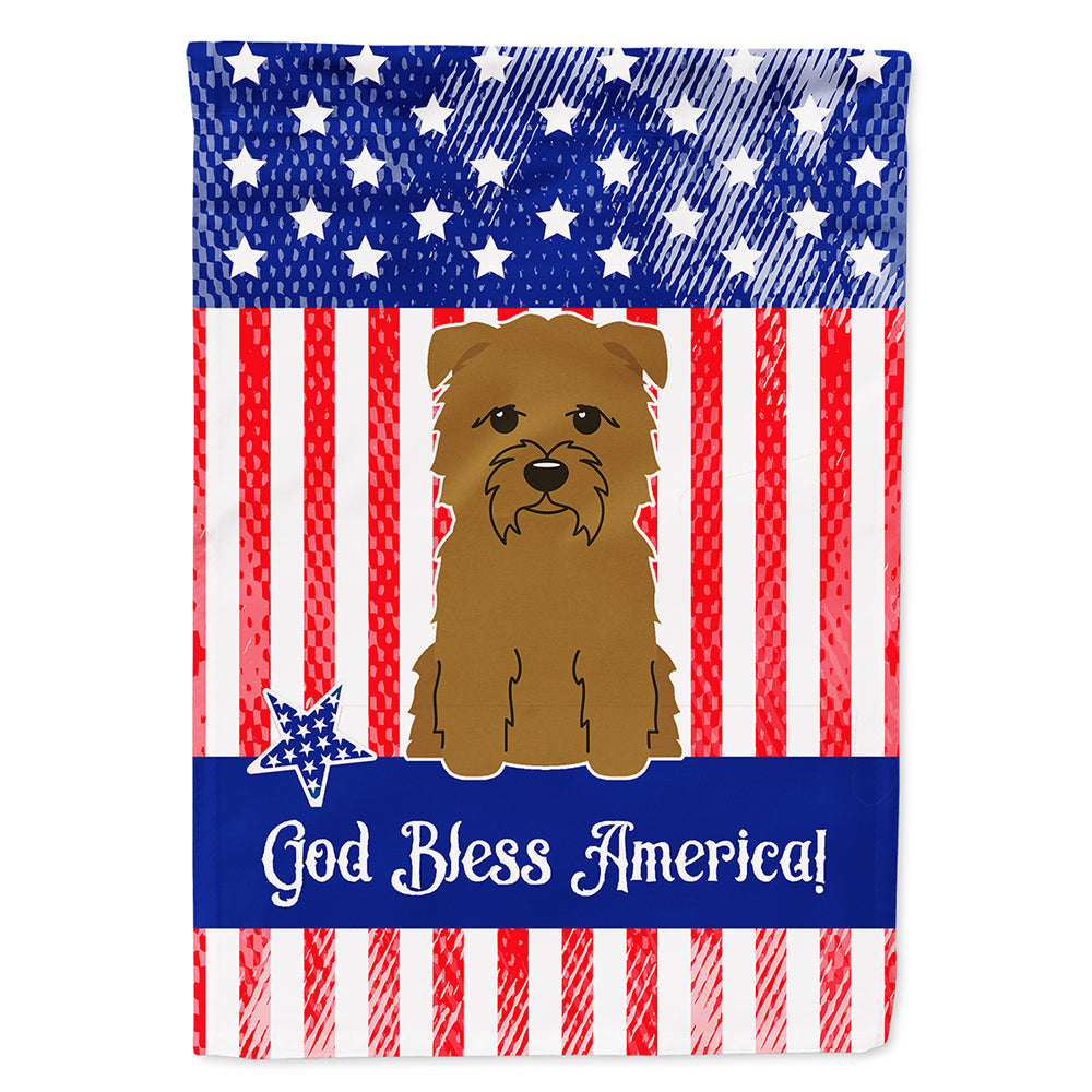Patriotic USA Glen of Imal Tan House Flag 28x40 Porch Sleeve Pole Decorative Outside Yard Banner Artwork Wall Hanging, Polyester