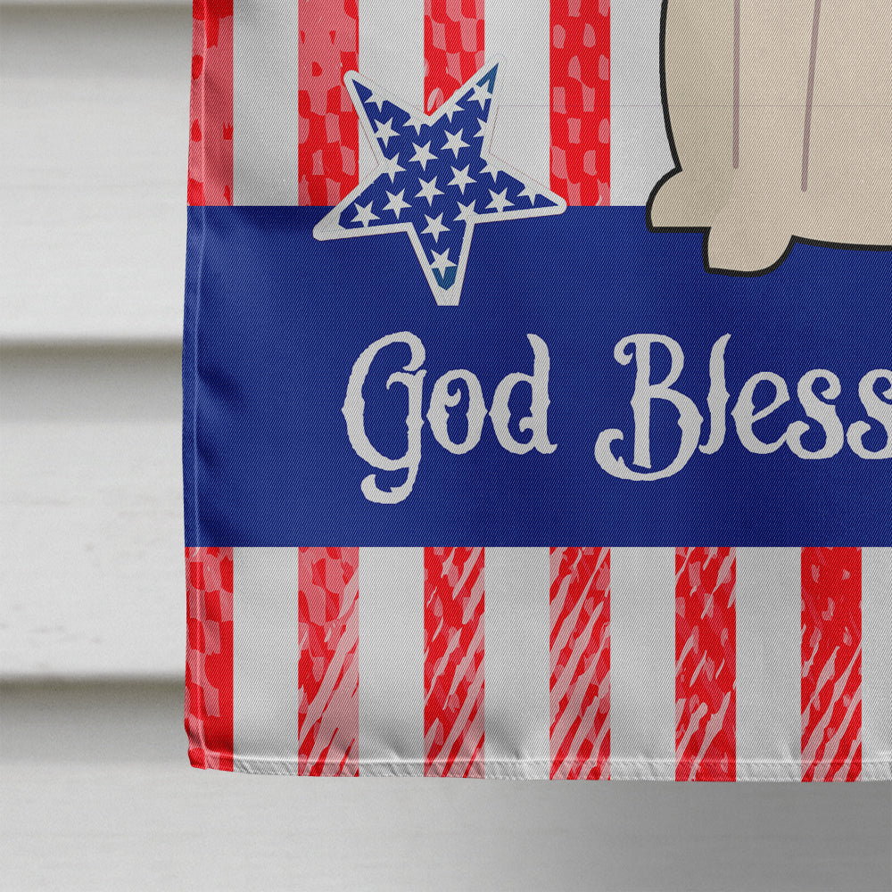Patriotic USA Irish Wolfhound House Flag 28x40 Porch Sleeve Pole Decorative Outside Yard Banner Artwork Wall Hanging, Polyester
