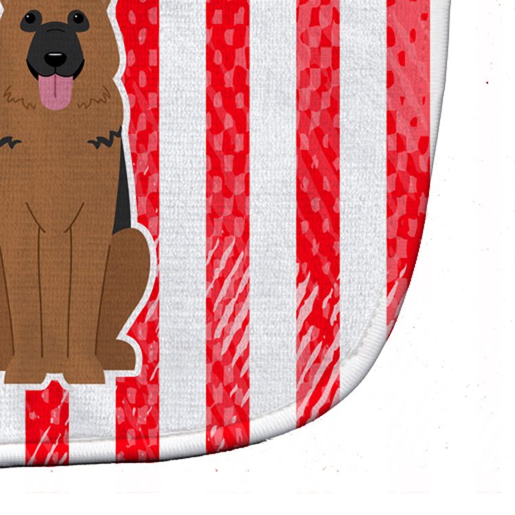 Patriotic USA German Shepherd Baby Bib Easy-Clean Baby Bib Baby Feeding Accessory Baby Mealtime Essential, 10 x 13, Multicolor