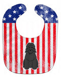Patriotic USA Bouvier des Flandres Baby Bib Easy-Clean Baby Bib Baby Feeding Accessory Baby Mealtime Essential, 10 x 13, Multicolor