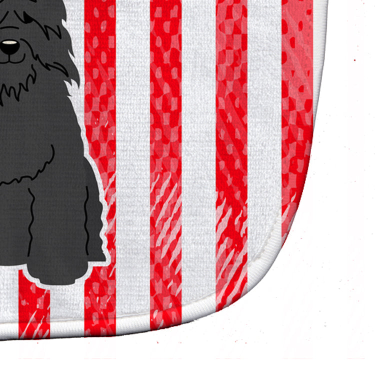 Patriotic USA Bouvier des Flandres Baby Bib Easy-Clean Baby Bib Baby Feeding Accessory Baby Mealtime Essential, 10 x 13, Multicolor