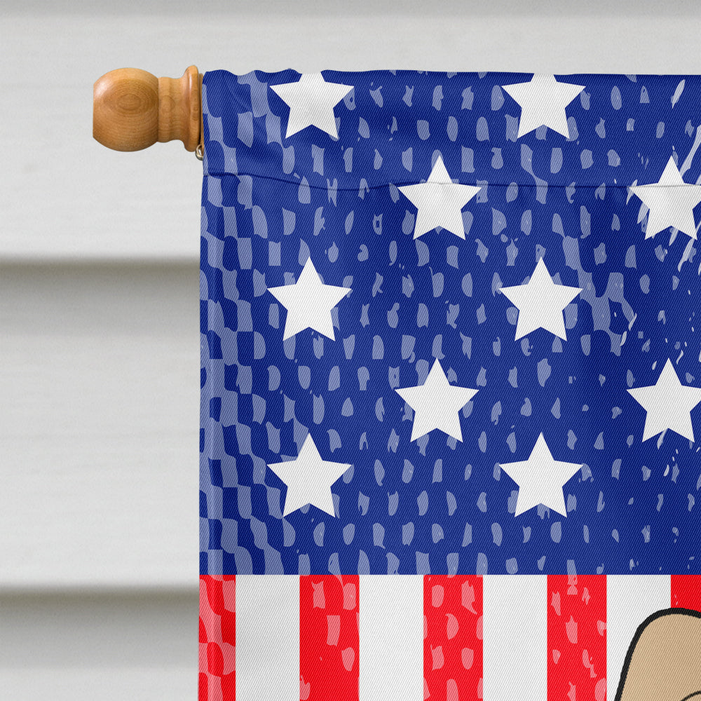 Patriotic USA Papillon Sable White House Flag 28x40 Porch Sleeve Pole Decorative Outside Yard Banner Artwork Wall Hanging, Polyester