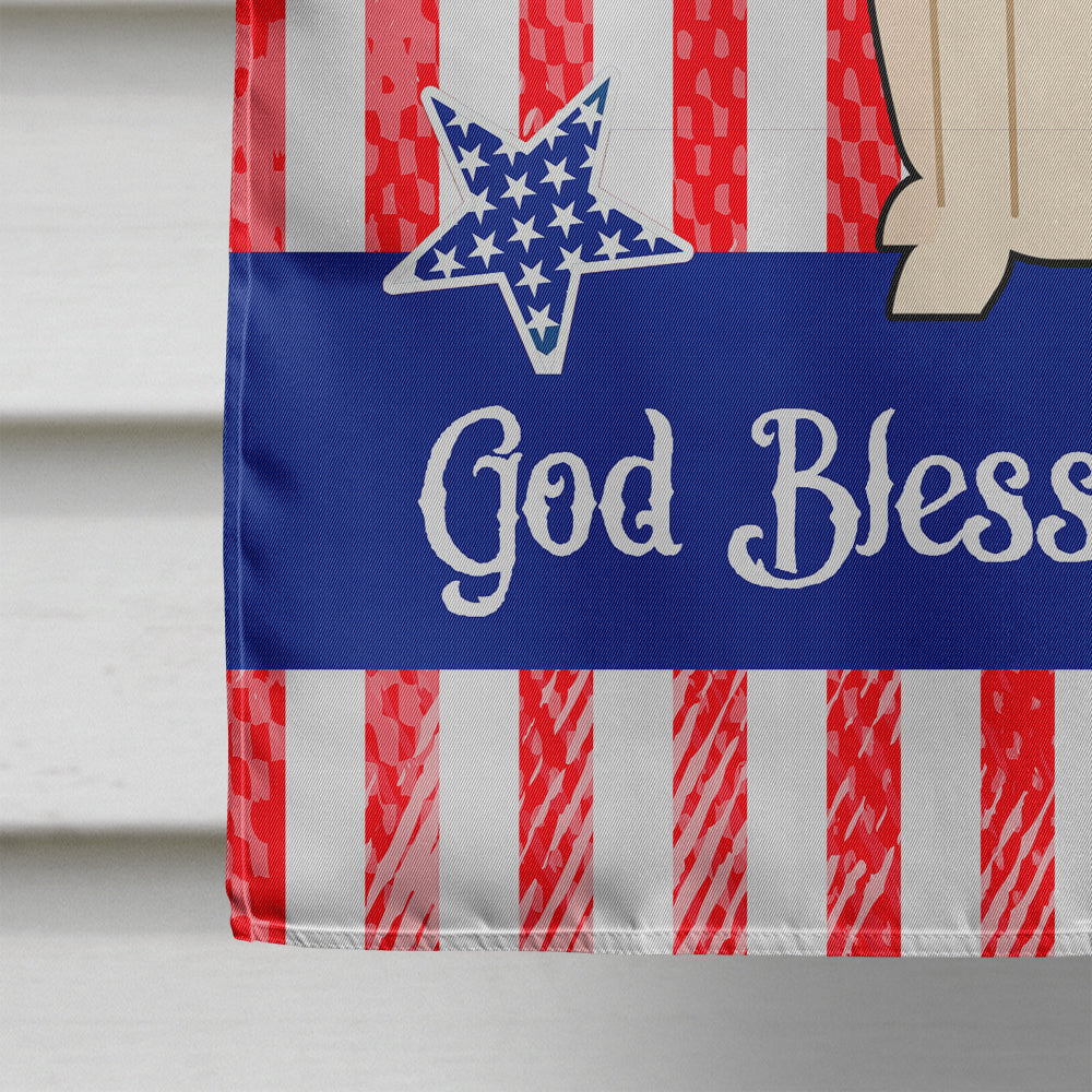 Patriotic USA Whippet House Flag 28x40 Porch Sleeve Pole Decorative Outside Yard Banner Artwork Wall Hanging, Polyester