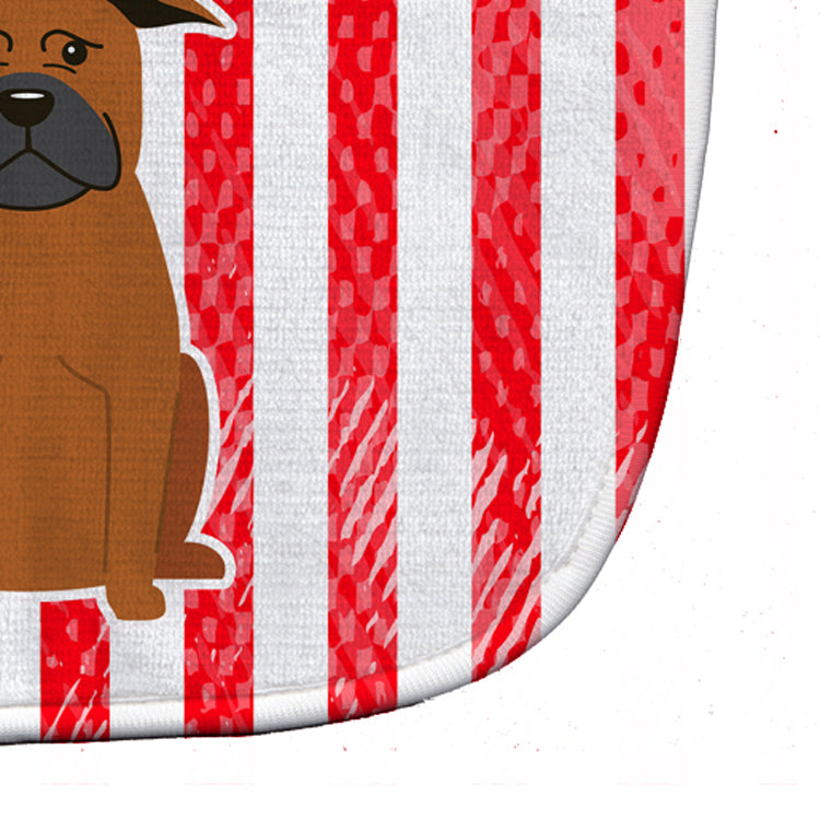 Patriotic USA Chinese Chongqing Dog Baby Bib Easy-Clean Baby Bib Baby Feeding Accessory Baby Mealtime Essential, 10 x 13, Multicolor