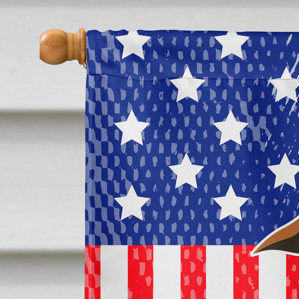 Patriotic USA Chinese Chongqing Dog House Flag 28x40 Porch Sleeve Pole Decorative Outside Yard Banner Artwork Wall Hanging, Polyester