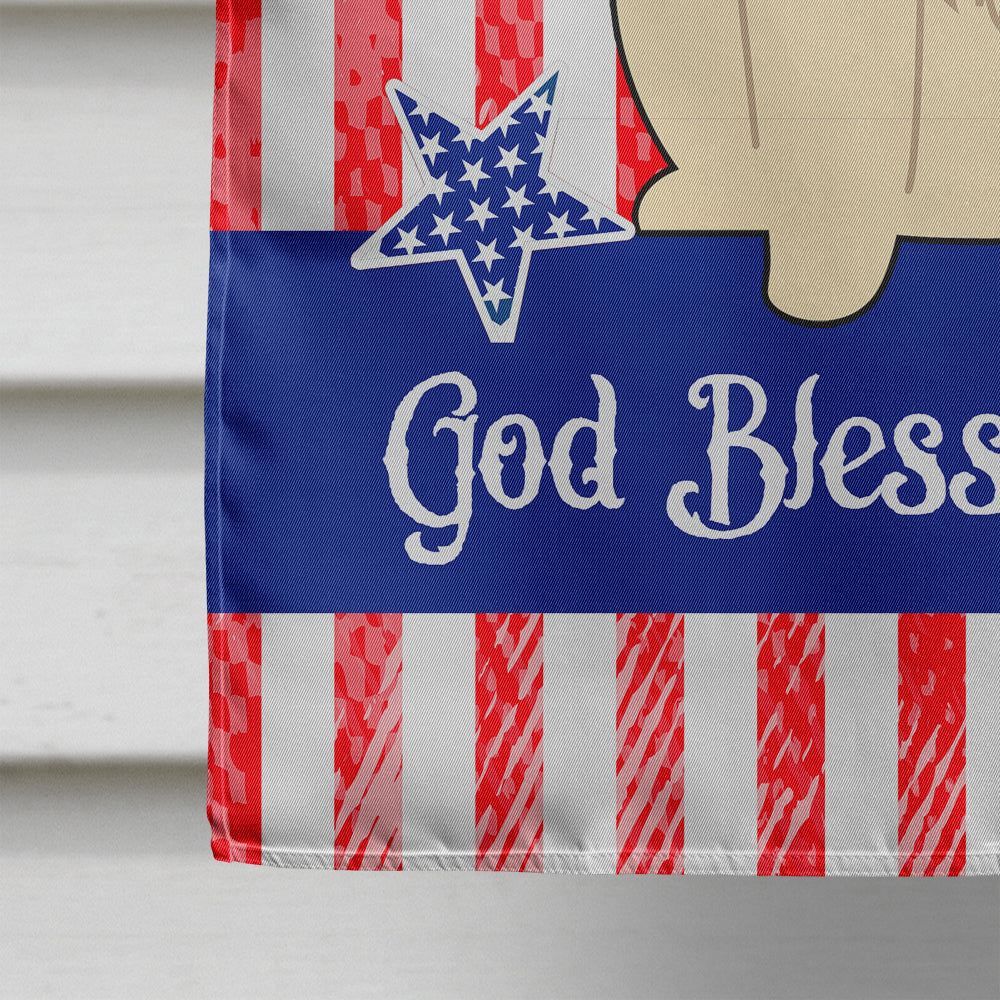 Patriotic USA Chow Chow White House Flag 28x40 Porch Sleeve Pole Decorative Outside Yard Banner Artwork Wall Hanging, Polyester