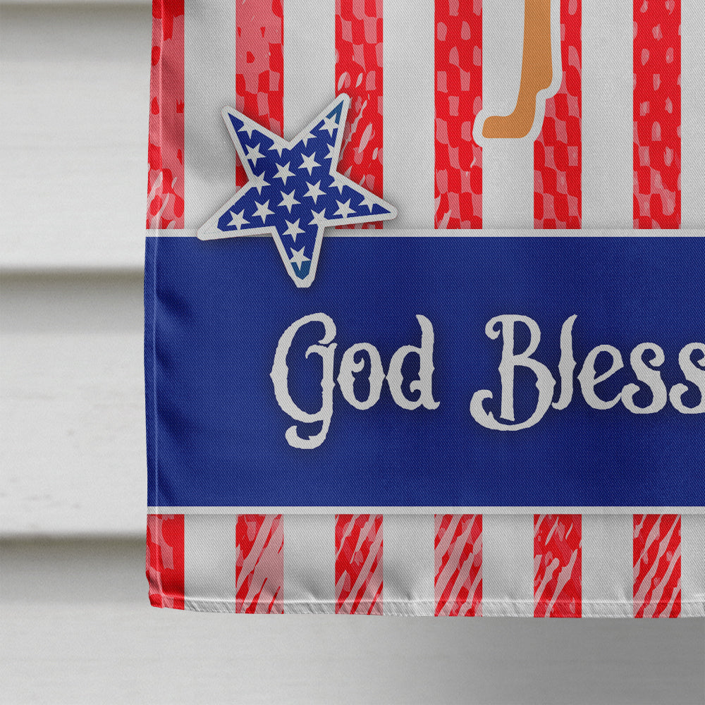 USA Patriotic Pharaoh Hound House Flag 28x40 Porch Sleeve Pole Decorative Outside Yard Banner Artwork Wall Hanging, Polyester