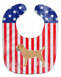 USA Patriotic Border Terrier Baby Bib Easy-Clean Baby Bib Baby Feeding Accessory Baby Mealtime Essential, 10 x 13, Multicolor