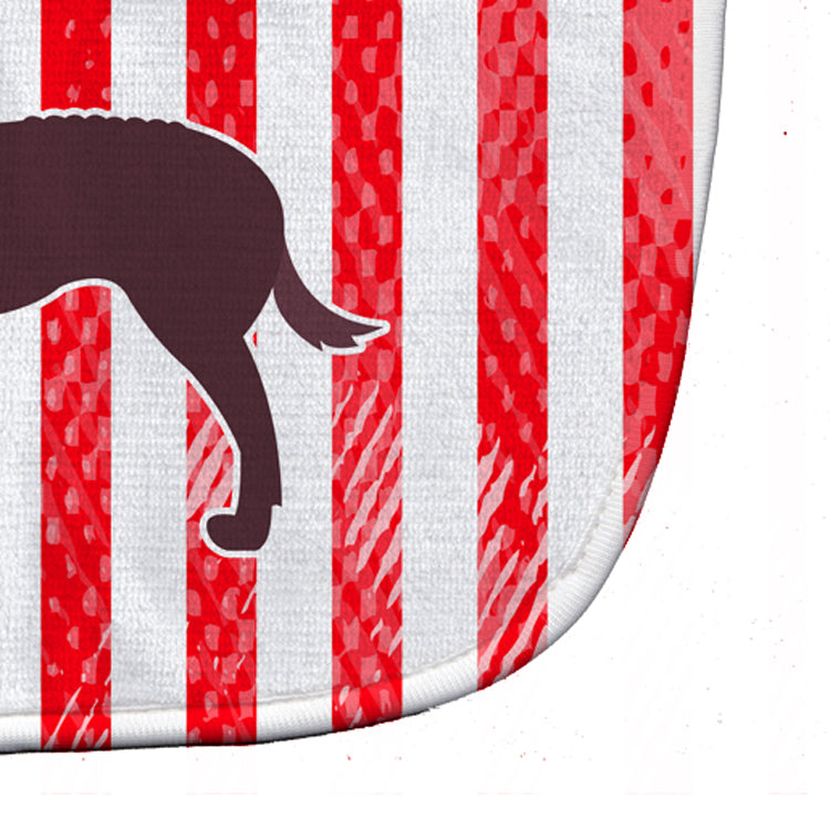 USA Patriotic American Water Spaniel Baby Bib Easy-Clean Baby Bib Baby Feeding Accessory Baby Mealtime Essential, 10 x 13, Multicolor