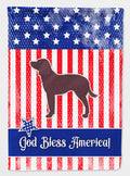 USA Patriotic American Water Spaniel House Flag 28x40 Porch Sleeve Pole Decorative Outside Yard Banner Artwork Wall Hanging, Polyester