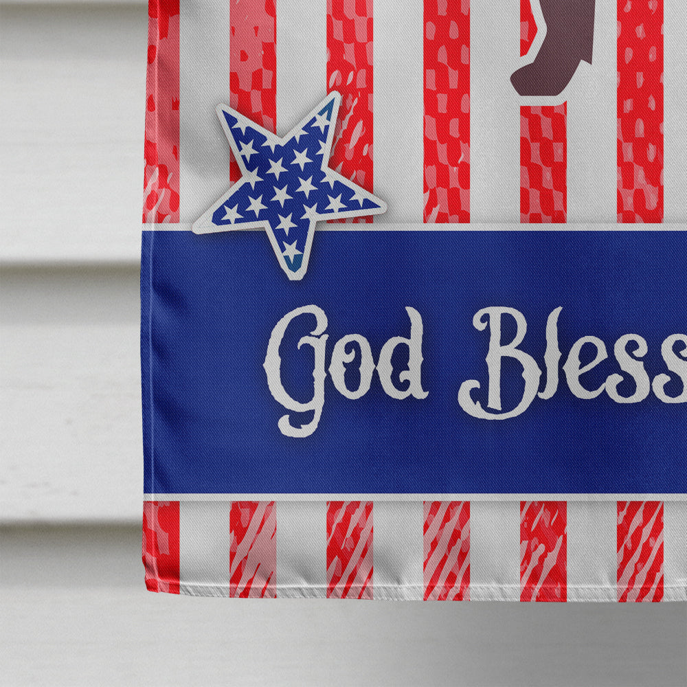 USA Patriotic American Water Spaniel House Flag 28x40 Porch Sleeve Pole Decorative Outside Yard Banner Artwork Wall Hanging, Polyester