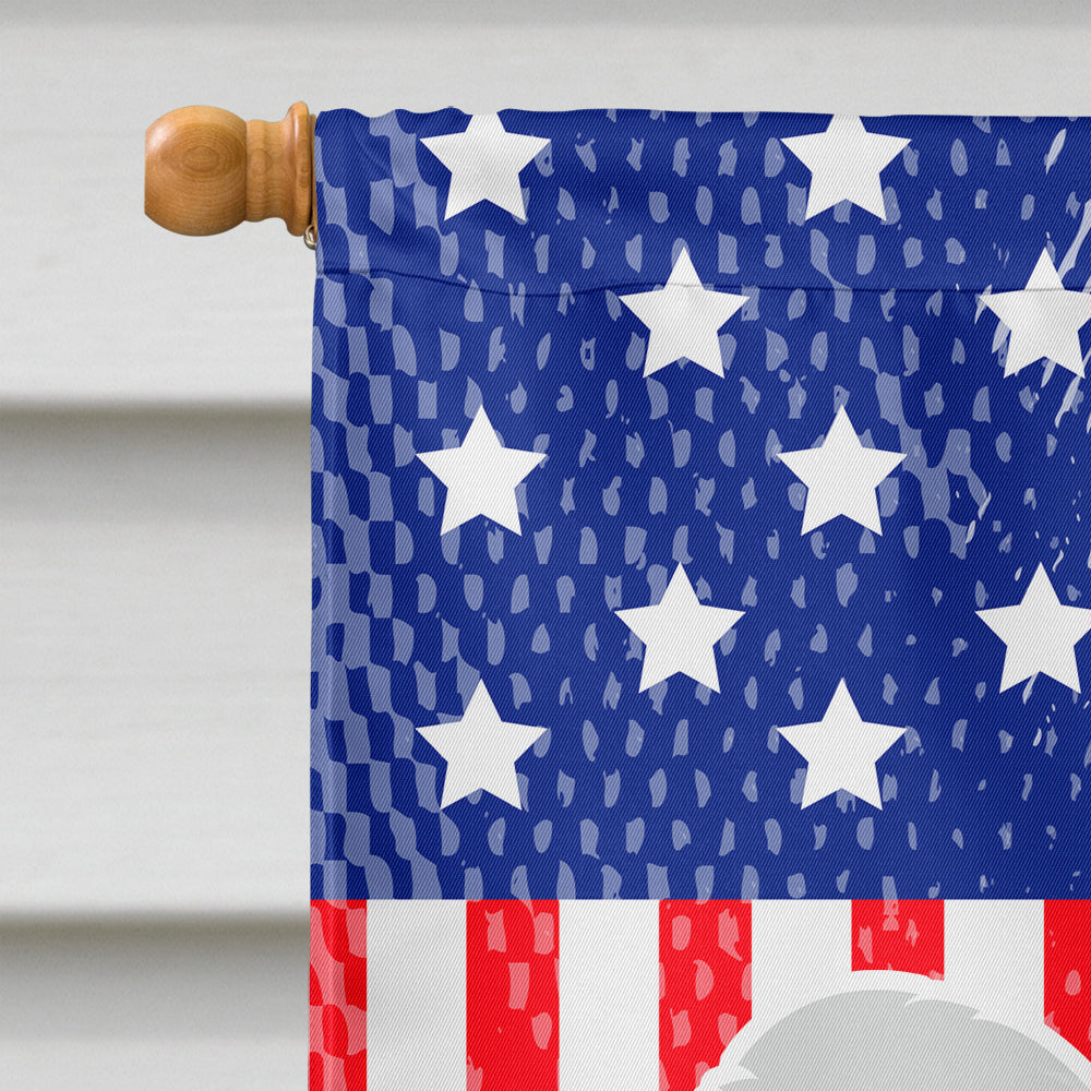 USA Patriotic Maltese House Flag 28x40 Porch Sleeve Pole Decorative Outside Yard Banner Artwork Wall Hanging, Polyester