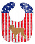 USA Patriotic Brussels Griffon Baby Bib Easy-Clean Baby Bib Baby Feeding Accessory Baby Mealtime Essential, 10 x 13, Multicolor