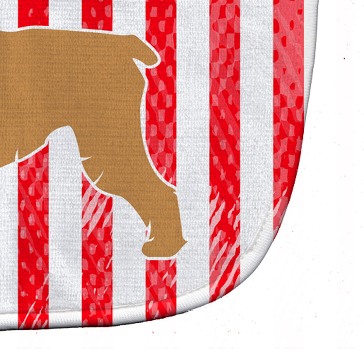 USA Patriotic Brussels Griffon Baby Bib Easy-Clean Baby Bib Baby Feeding Accessory Baby Mealtime Essential, 10 x 13, Multicolor