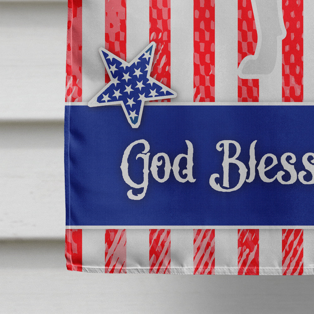 USA Patriotic Boston Terrier House Flag 28x40 Porch Sleeve Pole Decorative Outside Yard Banner Artwork Wall Hanging, Polyester