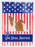 USA Patriotic Shih Tzu House Flag 28x40 Porch Sleeve Pole Decorative Outside Yard Banner Artwork Wall Hanging, Polyester