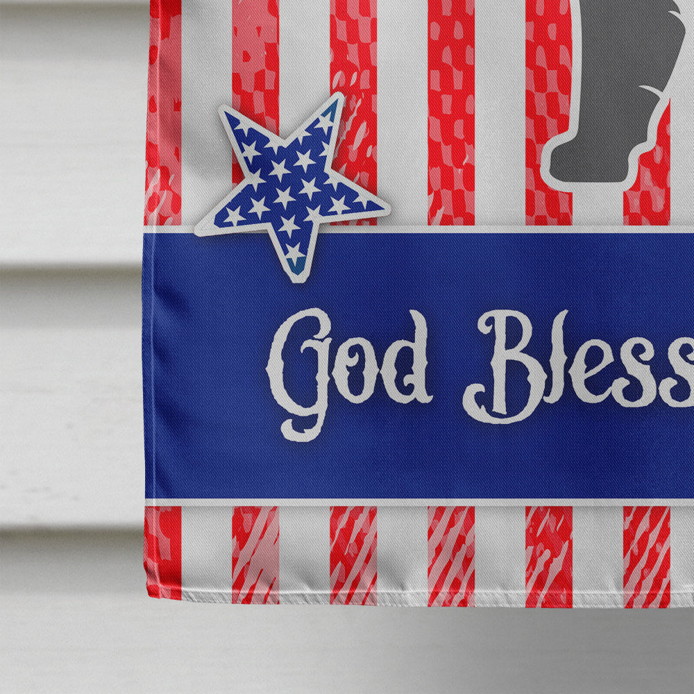 USA Patriotic Affenpinscher House Flag 28x40 Porch Sleeve Pole Decorative Outside Yard Banner Artwork Wall Hanging, Polyester